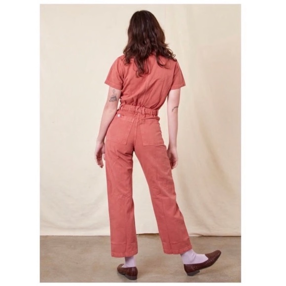 Big Bud Press - Short Sleeve Jumpsuit - Size XL - Clay Red - Picture 2 of 5